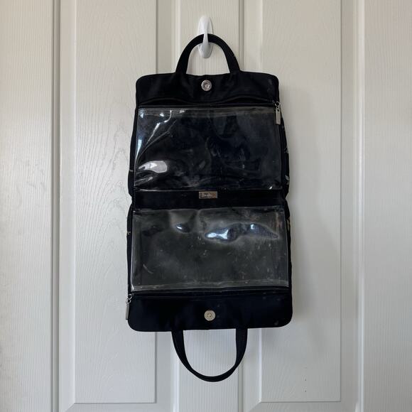 Vintage Neiman Marcus Collection Embroidered Travel Toiletry Bag Make Up Case - Picture 2 of 12